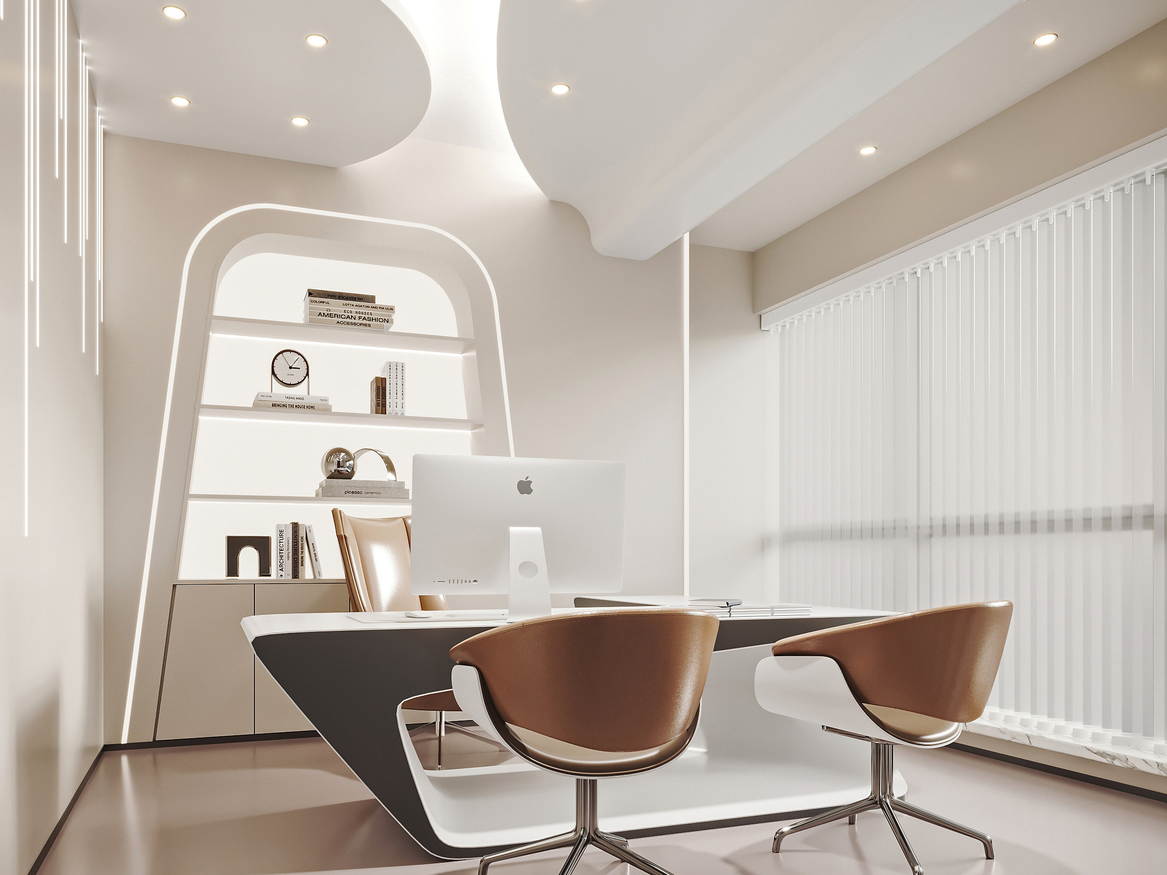 企業(yè)辦公樓設計裝修，半山裝飾專業(yè)鑄就品質(zhì)(圖4)