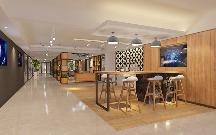 上海國科企業(yè)發(fā)展有限公司-辦公樓裝修(圖3) 8F過道水吧臺(tái).jpg