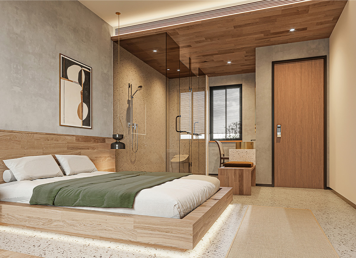 淮北小型極簡(jiǎn)禪意民宿--生活美學(xué)空間(圖4) 淮北小型極簡(jiǎn)禪意民宿--生活美學(xué)空間(圖4)