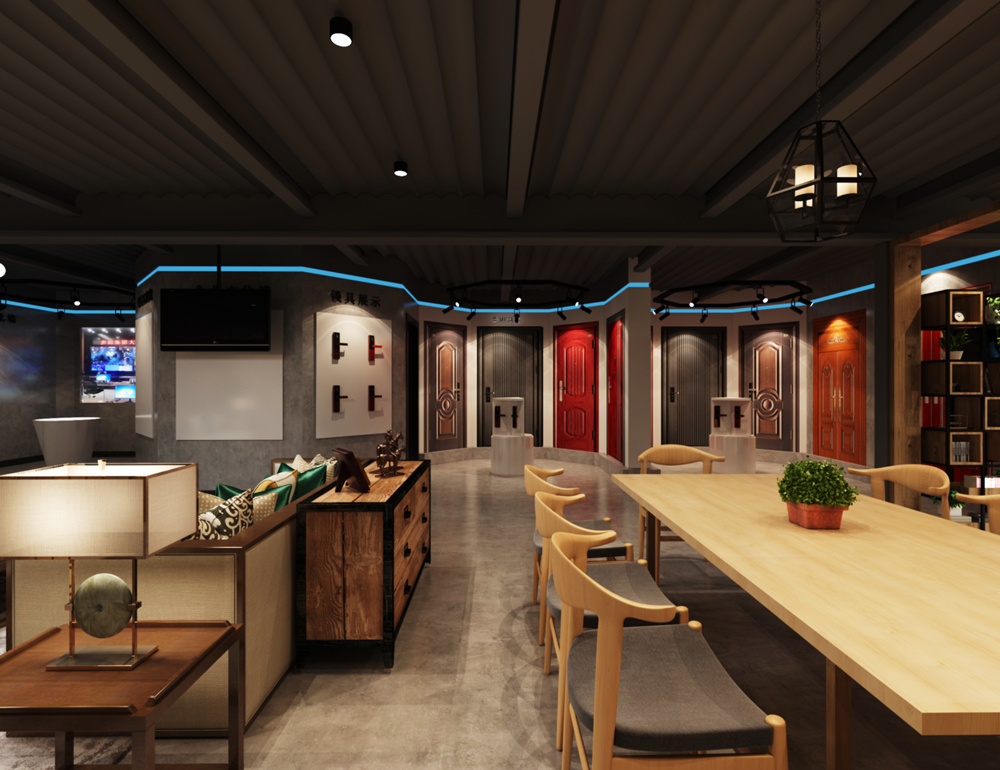 合肥長(zhǎng)江180步陽(yáng)門200平方工業(yè)風(fēng)展廳裝修設(shè)計(jì)項(xiàng)目(圖2) 合肥長(zhǎng)江180步陽(yáng)門200平方工業(yè)風(fēng)展廳裝修設(shè)計(jì)項(xiàng)目(圖2)