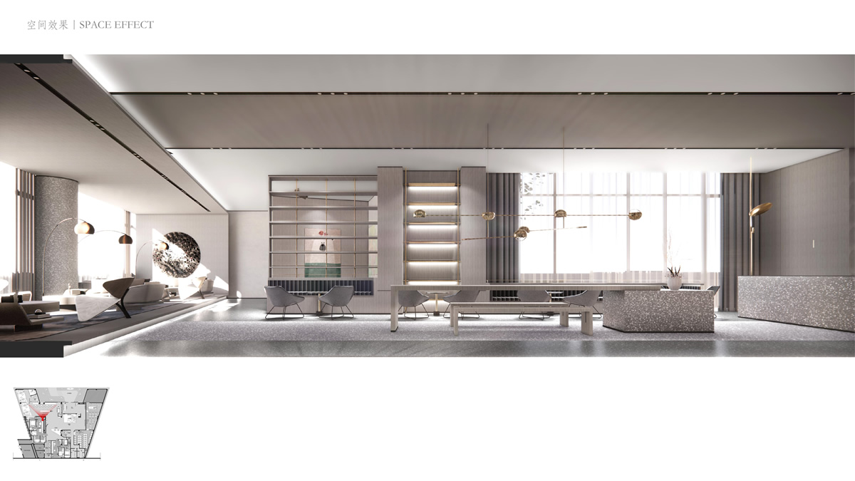 鄭州.旭輝空港時代售樓部現(xiàn)代簡約裝飾裝修工程(圖6) 鄭州.旭輝空港時代售樓部現(xiàn)代簡約裝飾裝修工程(圖6)