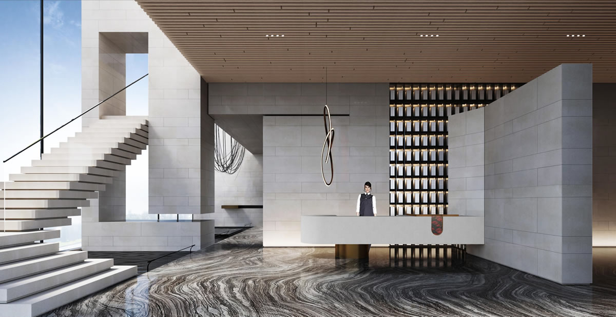 寧國·中梁翡翠天樾售樓部現(xiàn)代風格裝飾裝修工程(圖2) 寧國·中梁翡翠天樾售樓部現(xiàn)代風格裝飾裝修工程(圖2)