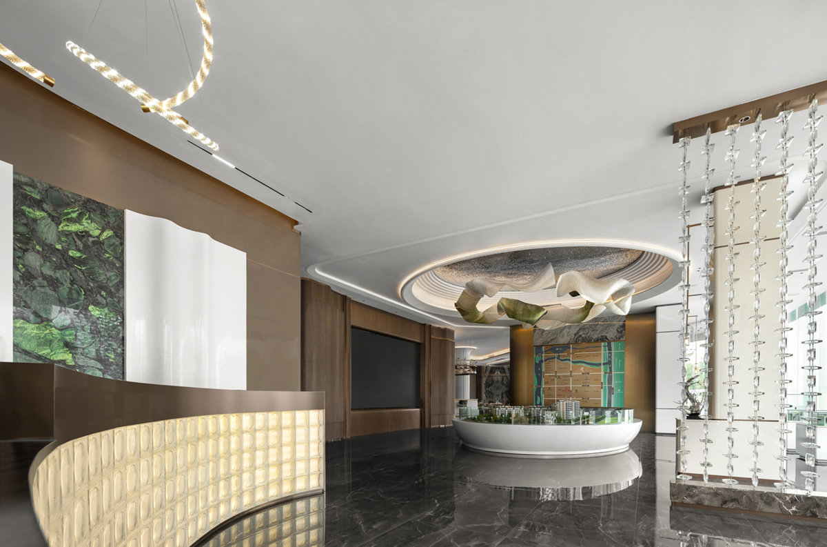 淮北·華松蘭墅頤景南區(qū)售樓部裝飾裝修工程(圖1) 淮北·華松蘭墅頤景南區(qū)售樓部裝飾裝修工程(圖1)