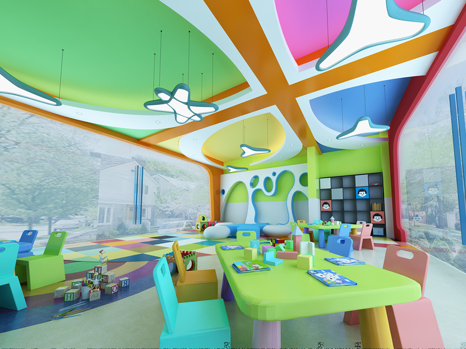 肥東2000平方幼兒園裝修設計(圖1) 1-210P51J4501541.jpg