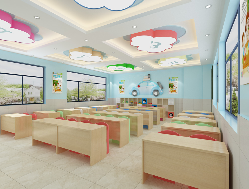 肥東2000平方幼兒園裝修設計(圖4) 1-210P51J451336.jpg