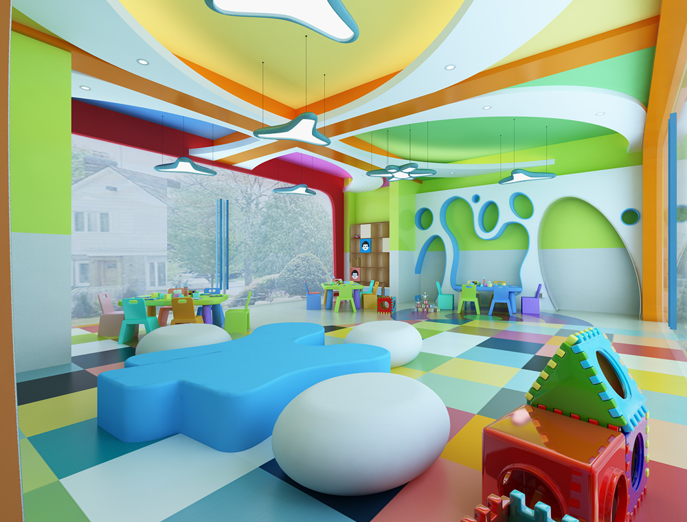 肥東2000平方幼兒園裝修設計(圖2) 1-210P51J451136.jpg