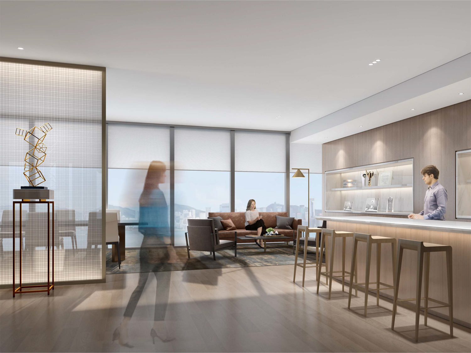 上海久壬科技合肥分公司聯(lián)東U谷辦公室裝修改造工程 (圖1) 敞開(kāi)辦公區(qū)1.jpg