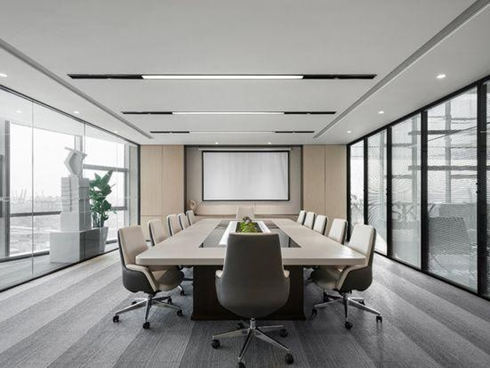 蕪湖1900平方現(xiàn)代風辦公室裝修設計案例(圖1) 1.jpg