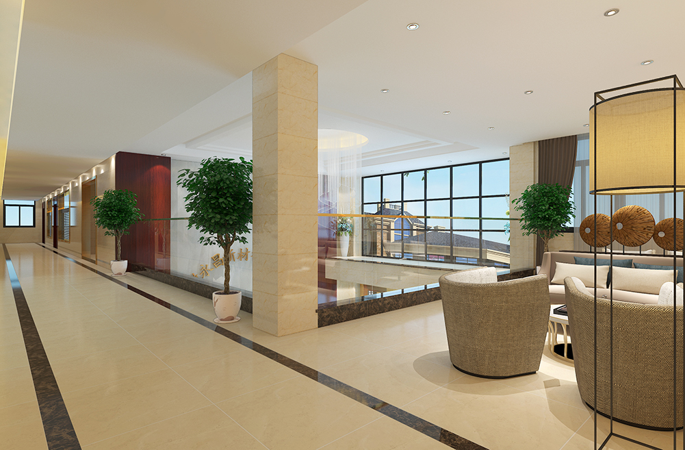 安徽永昌新材料有限公司-辦公樓裝修(圖3) 安徽永昌新材料有限公司-辦公樓裝修(圖3)