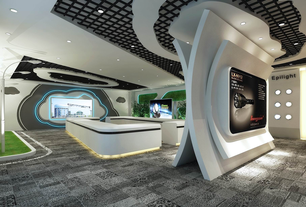 合肥彩紅藍光科技LED燈展廳裝修B方案(圖4) 合肥彩紅藍光科技LED燈展廳裝修B方案(圖4)