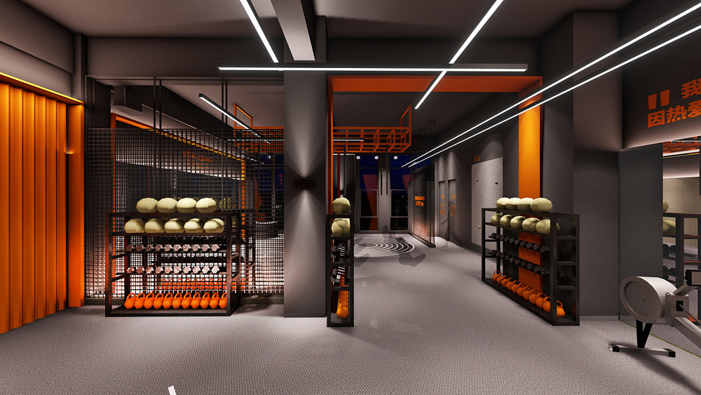 合肥2000平方啟動(dòng)鍵-健身房裝修(圖2) 合肥2000平方啟動(dòng)鍵-健身房裝修(圖2)