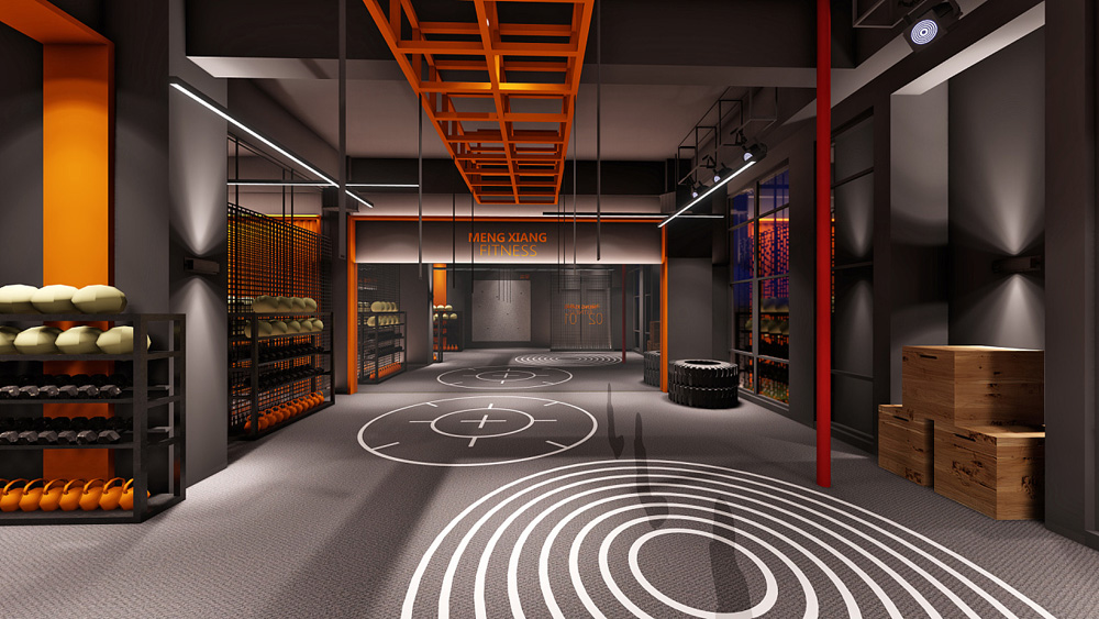 合肥2000平方啟動(dòng)鍵-健身房裝修(圖5) 合肥2000平方啟動(dòng)鍵-健身房裝修(圖5)