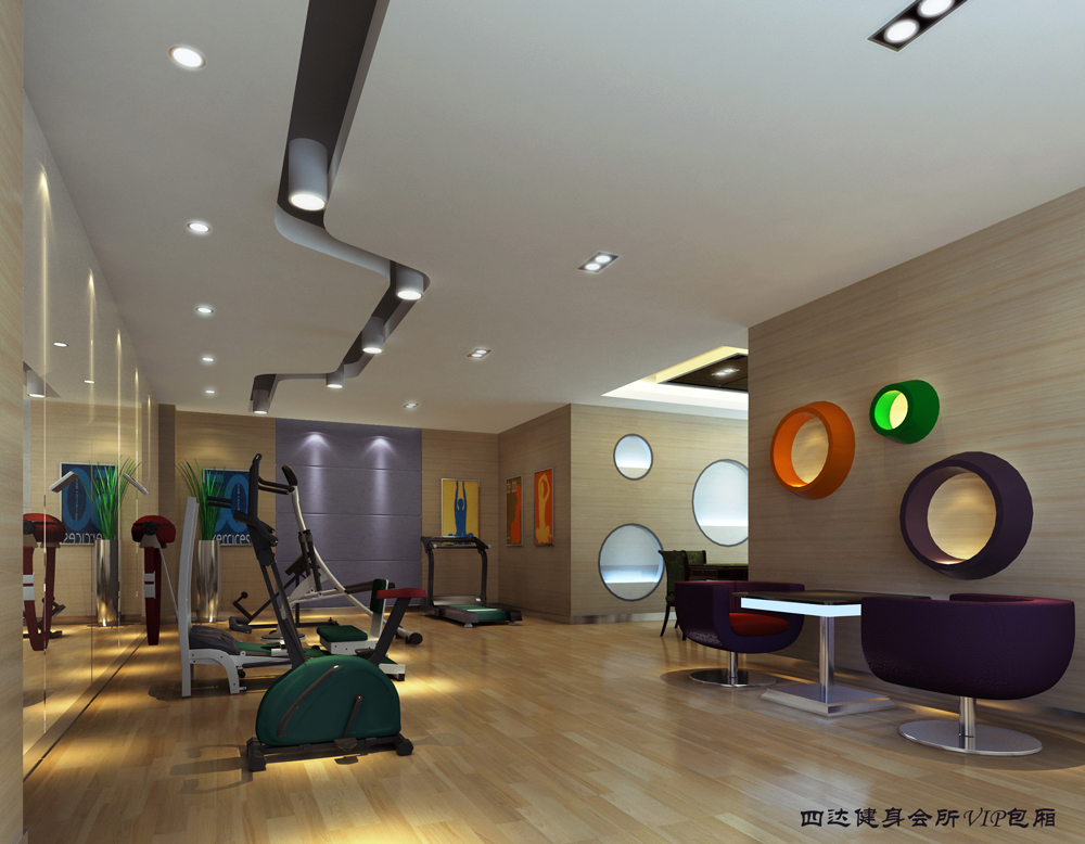 四達健身會所-健身房裝修(圖1) 四達健身會所-健身房裝修(圖1)