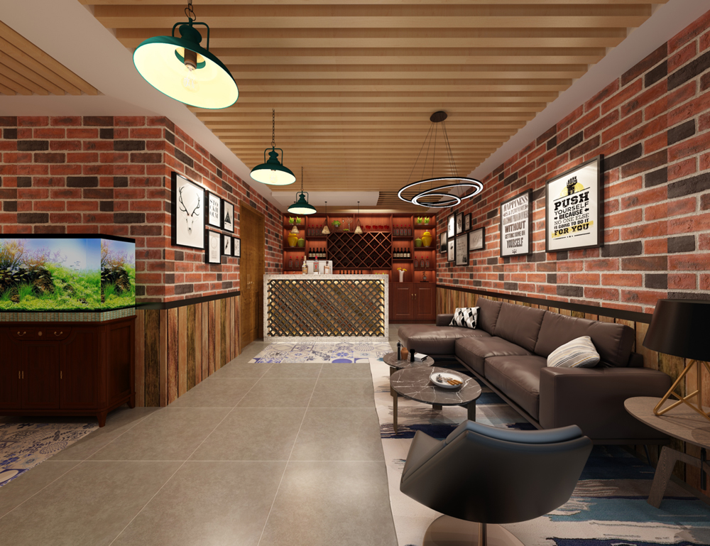 合肥瑤海區(qū)1500平方餐廳裝修設(shè)計(jì)案例(圖1) 合肥瑤海區(qū)1500平方餐廳裝修設(shè)計(jì)案例(圖1)