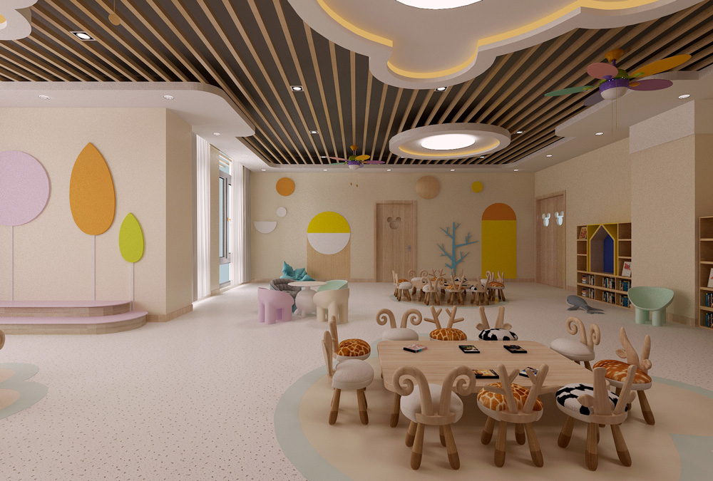 皖新文化廣場(chǎng)2300平方幼兒園裝修設(shè)計(jì)項(xiàng)目(圖11) 皖新文化廣場(chǎng)2300平方幼兒園裝修設(shè)計(jì)項(xiàng)目(圖11)