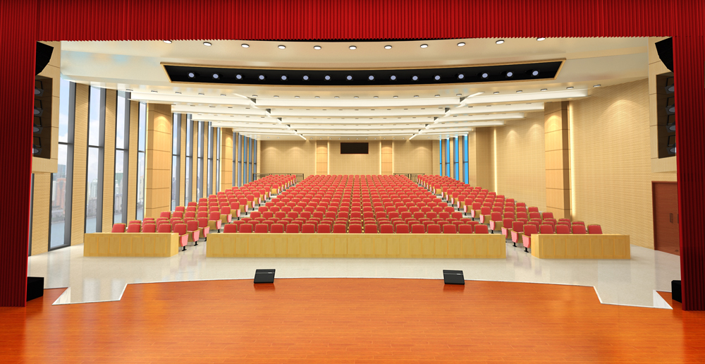 合肥市第三十六中報(bào)告廳裝修設(shè)計(jì)(圖4) 合肥市第三十六中報(bào)告廳裝修設(shè)計(jì)(圖4)